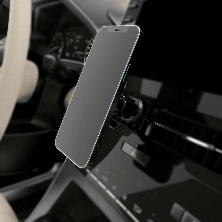 Auto Drive Magnetic Air Vent Mount Phone Holder with Stable Hook and  Built-in Four Strong Magnets 