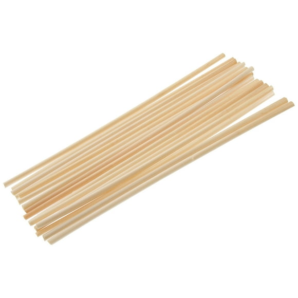 OULII 100pcs Cool Straws Beige Wheat Straw Reusable Straws For Party Use