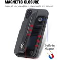 thumbnail image 5 of Phone Case for Samsung Galaxy A31 Wallet Cover with Tempered Glass Screen Protector and Zipper Credit Card Holder Stand Leather Cell Accessories Glaxay A 31 4G Gaxaly 31A A315G Women Men Black, 5 of 6