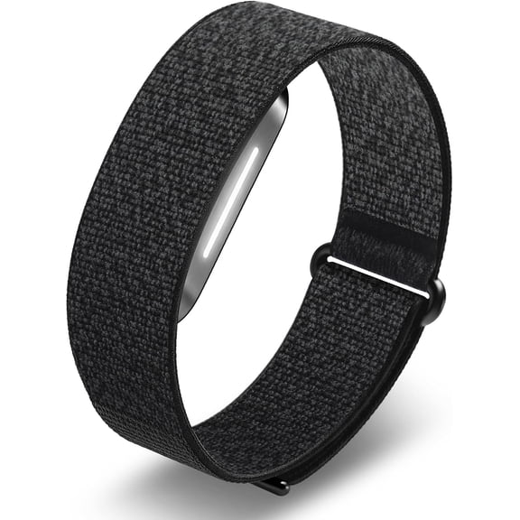 Band Compatible with Hume Band 2.0 for Women Men, Braided Nylon Stretchable Loop Sport Breathable Replacement Wrist Strap Compatible with Hume Band 2.0 Screenless Fitness Tracker