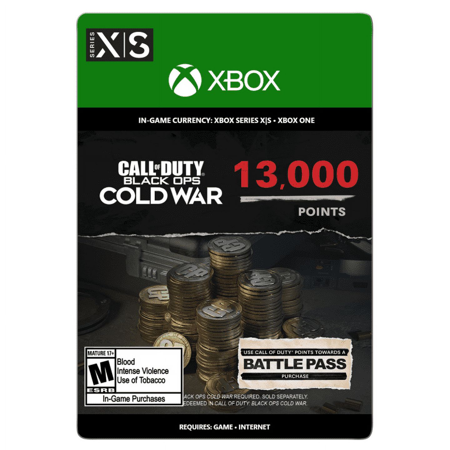 Call of Duty: Cold War - 13000 Point, Activision, Xbox One, Xbox Series X,S, [Digital Download]