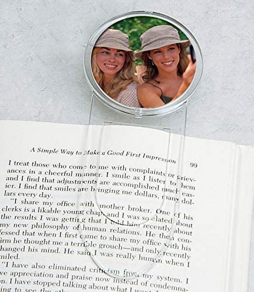 Snapins Acrylic 2.25" Photo Bookmarks - Pack of 50