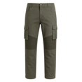 thumbnail image 6 of Men's 2 Piece Cargo Set Short Sleeve Button Down Shirt with Pockets and Casual Trousers Workwear Outfit, 6 of 7