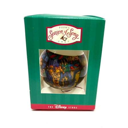 1997 The Disney Store Poohs Season Of Song Christmas Ornament
