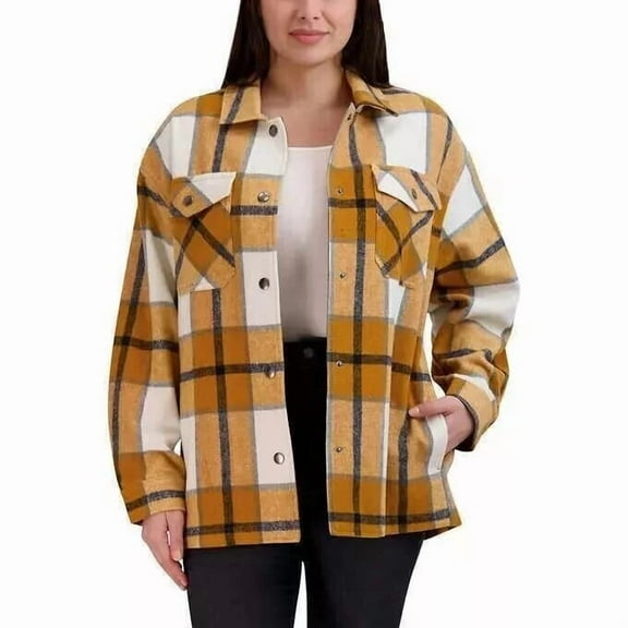 HFX LADIES' SHIRT JACKET XXL YELLOW