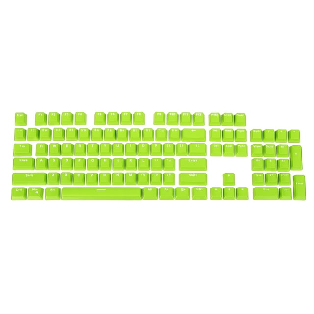 Unique Bargains Mechanical Keyboard Keycaps, 1 Set Keyboard Replacement Universal ABS Translucent 68 84 87 104 108 Keys, Green