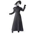 thumbnail image 1 of SUNSIOM Adult Halloween Cosplay Costumes Set, Long Sleeve Plain Color Button Decor Robe with Beak Face Protector Hat Belt Gloves, 1 of 9