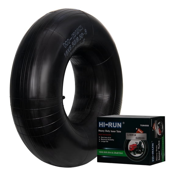 Hi-Run 18X8.50/9.50-8 Butyl Inner Tube TR13 for Lawn Mower & Garden Tractor Tires