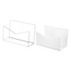 thumbnail image 2 of Organizador de cartas de escritorio de 2 piezas de acrílico, práctico y estable, para oficina y moderno. Blanco transparente, 2 of 9