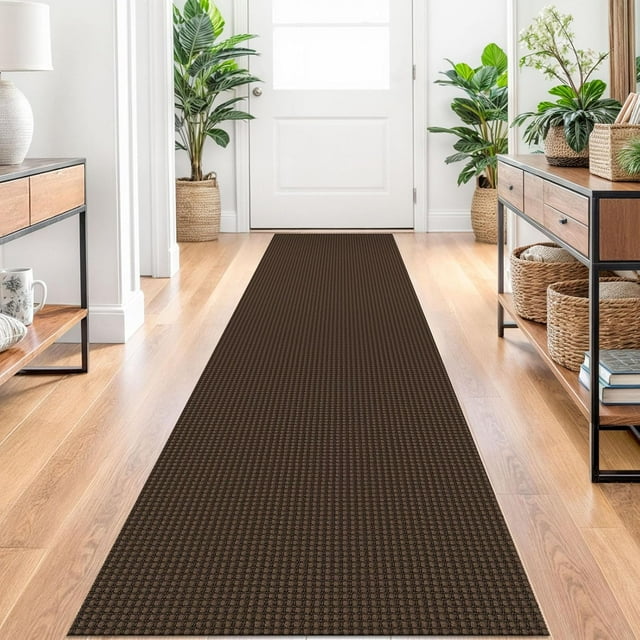 Braided Area Rug x Ft Washable Rugs for Entryway Throw Rugs Rubber Backed Boho Door Mat Indoor Entrance Cotton Kitchen Rugs Woven Front Door Rug for Foyer Living Room Tan/