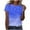 Blue, variant on Yanhaigong Plus Size Sequin Tops,Plus Size Spring Glitter Tops,Women's Glitter Sparkling Crystal Printed Tops ,Summer Womens Sparkly Tops Short Sleeves Round Neck Sparkly Shirt Blouse
