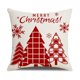 thumbnail image 2 of Adorno navideño, Juego de 4 Fundas de Almohada navideñas, Funda de cojín navideña a Cuadros de búfalo Rojo para el hogar, Sala de Estar, Dormitorio, Almohada Decorativa 18x18 cm, 2 of 5