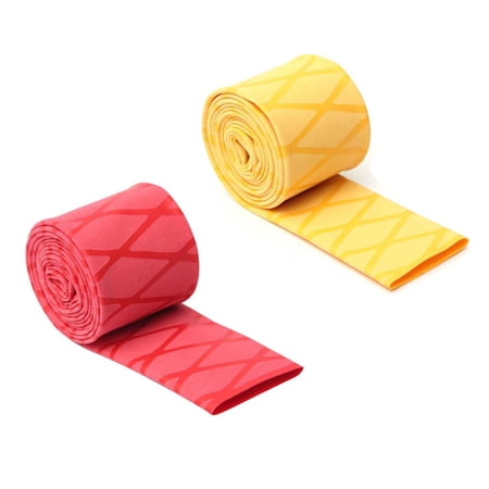 Wswqop 2pcs 1m 30mm Heat Shrink Shrinkable Tube Handle Grips For Fishing Rod Racket