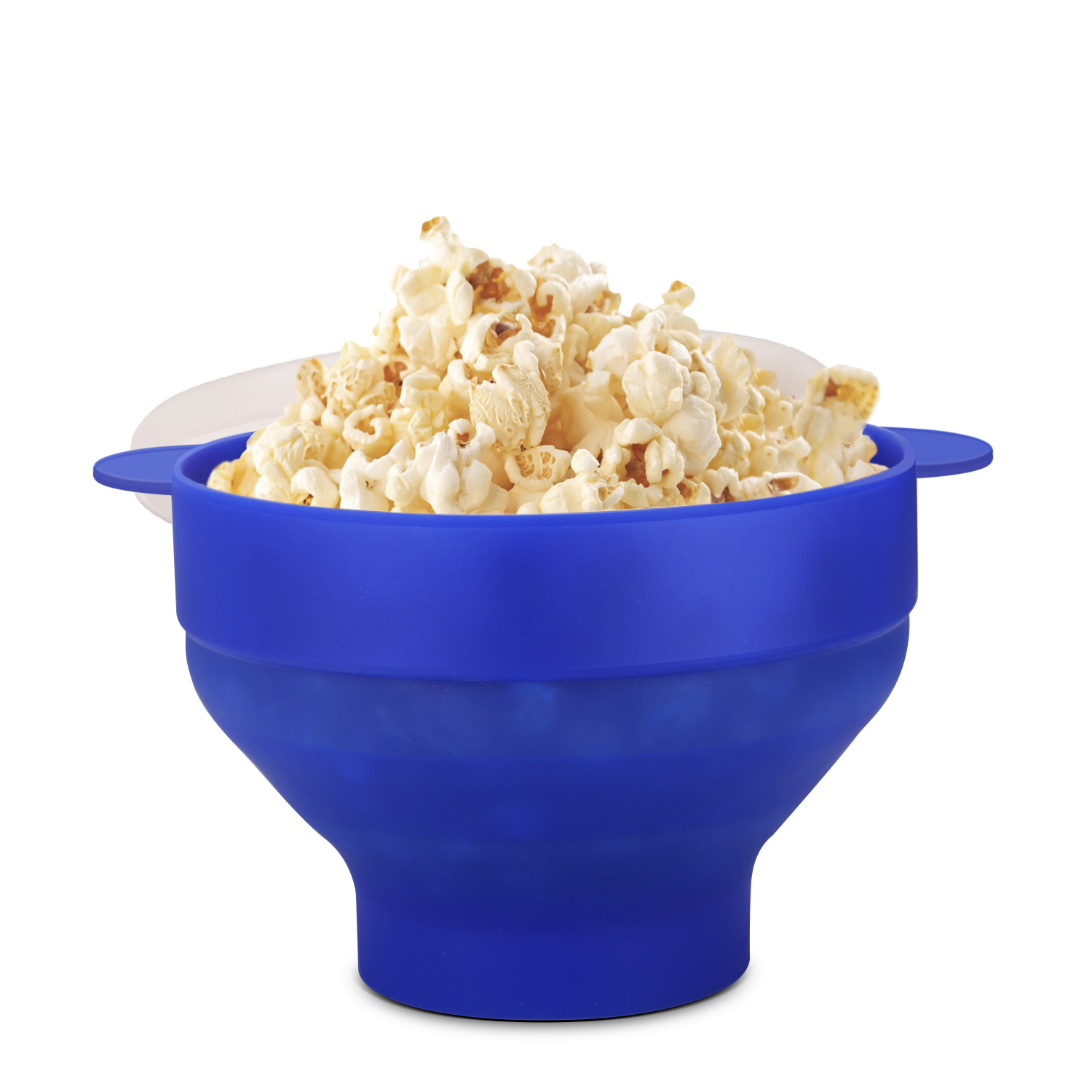 Microwave Popcorn Popper Maker with Lid, Collapsible Silicone Bowl