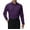 Eggplant, variant on Men's Classic Long Sleeve Solid Color Barrel Cuff Dress Shirt (Burgundy, XL 36/37)
