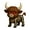 15cm, variant on Xinwanna Fall Skeleton Highland Cow Spooky Highland Cow Figurine with Glowing Red Eyes Halloween Tabletop Resin Statue for Home Garden Kitchen Office Table Decor (15cm)
