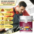 thumbnail image 2 of Rust Removal Converter Metallic Paint, 2-in-1 Rust Converter & Metal Primer, Anti-Rust Paint Rust Removal Conversion Agent with Brush,Multi-Functional Anti-Rust Paint (Black), 2 of 7