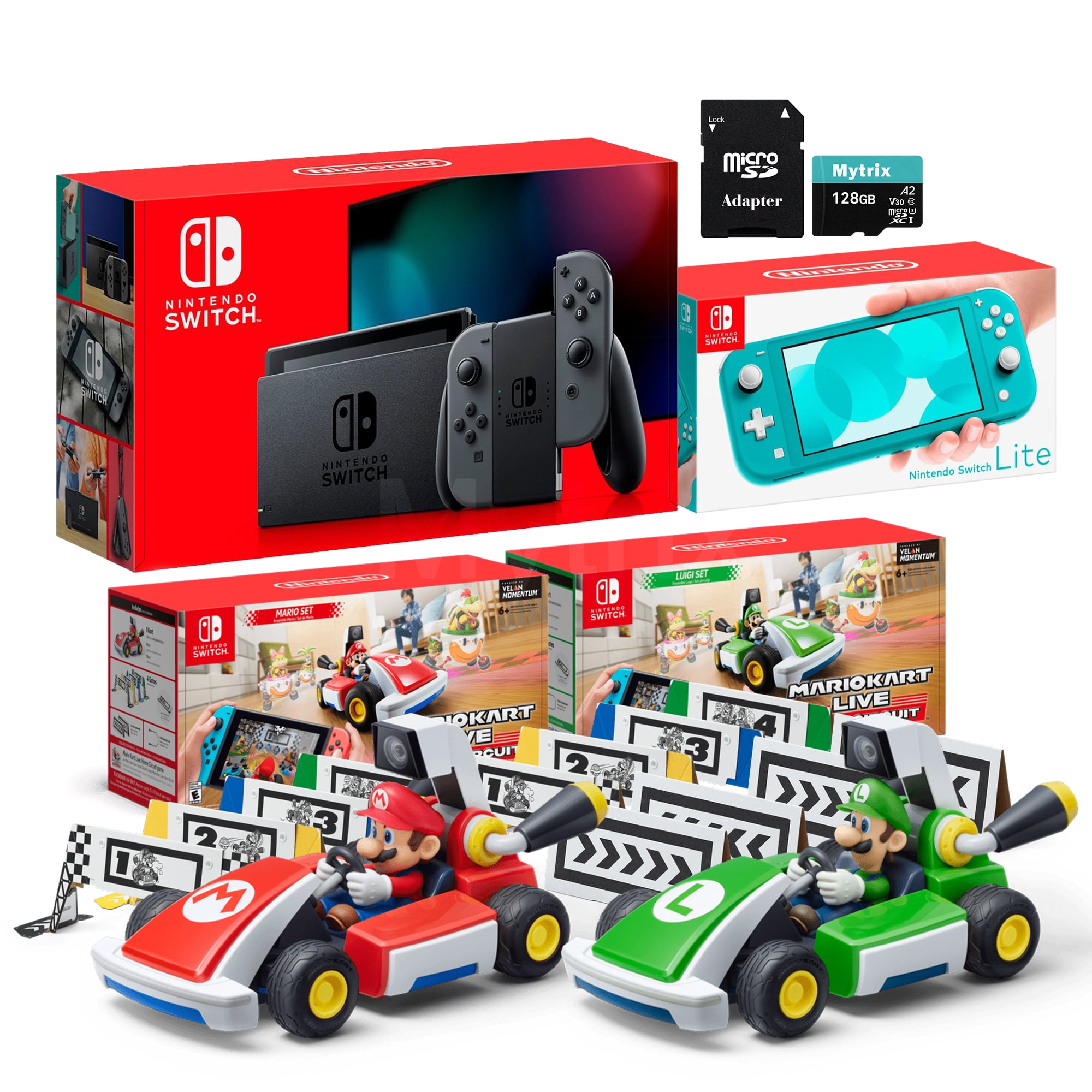 Nintendo Switch Two Sets of Consoles and Karts Holiday Combo Nintendo