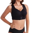 thumbnail image 6 of Womens Wireless Bras Stretch Bras for Women Full Coverage Bralettes Lifting Bra Sports Bras Seamless Bra Everyday Bras Sleep Bras Bras for Women No Underwire Comfort Bras,Black2,XL, 6 of 9