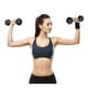 thumbnail image 5 of Set Mancuernas Hexagonales Tayga Par 5lb, 10lb, 15lb y 20lb, Pvc color negro., 5 of 6