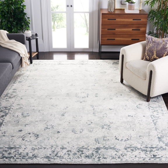 Safavieh Mirage Jaxon Floral Area Rug, Gray/Teal, 8' x 10'