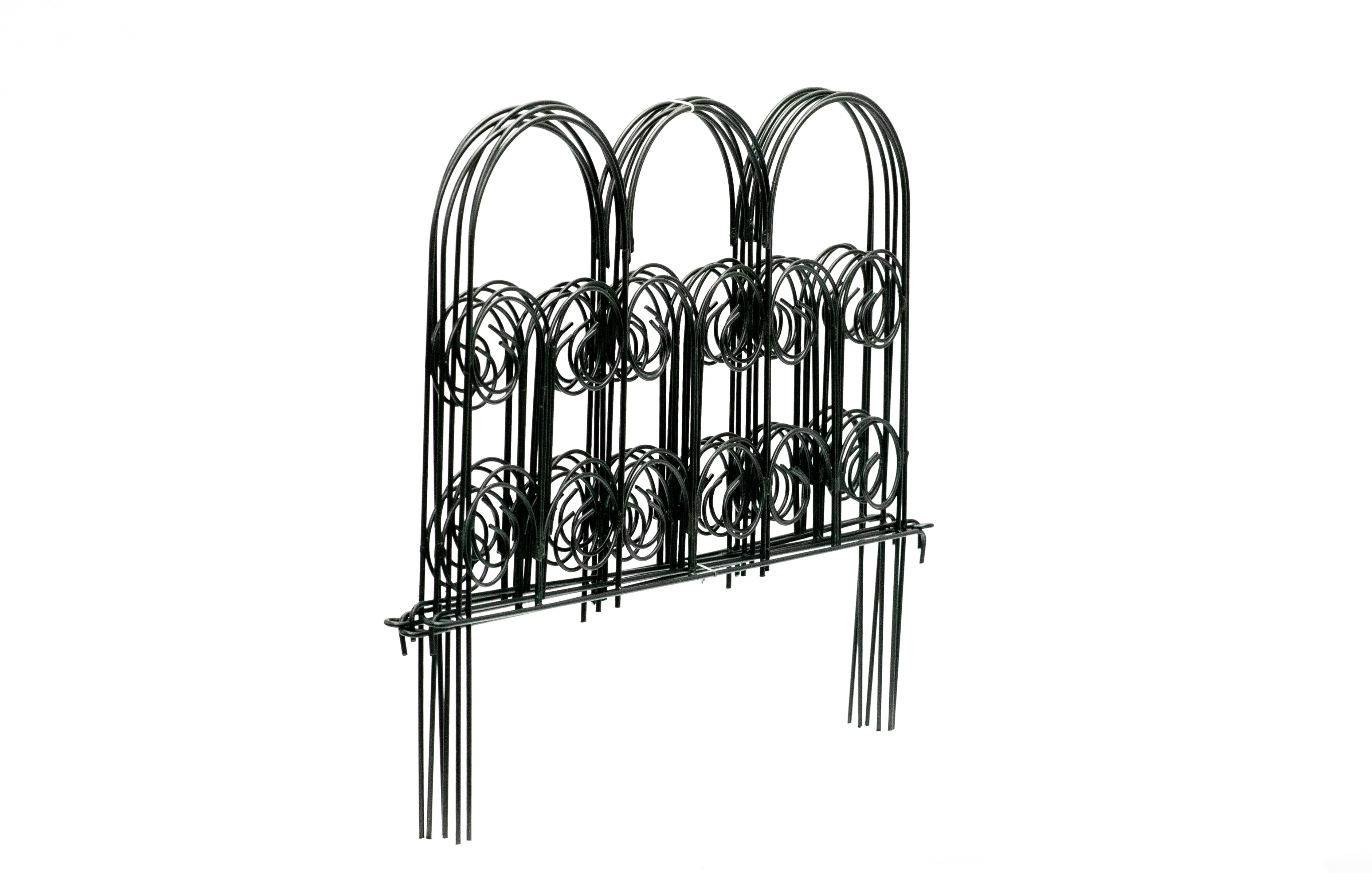 Glamos Wire 18 inch Decorative metal Fence 5 Pack 9 Feet Total