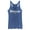 Royal Blue Heather, variant on Women's Marvel Hawkeye Trust Moving Company  Racerback Tank Top Black Heather 2X Large