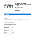 thumbnail image 2 of Rear Sway Bar Link Bushing - Compatible with 1999 - 2004 Ford F-250 Super Duty 2000 2001 2002 2003, 2 of 2