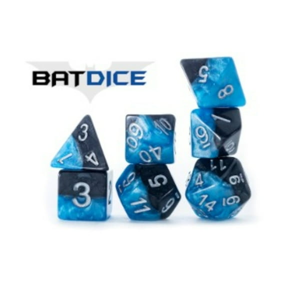 Gate Keeper Games Poly Set - Bat Dice (7) New