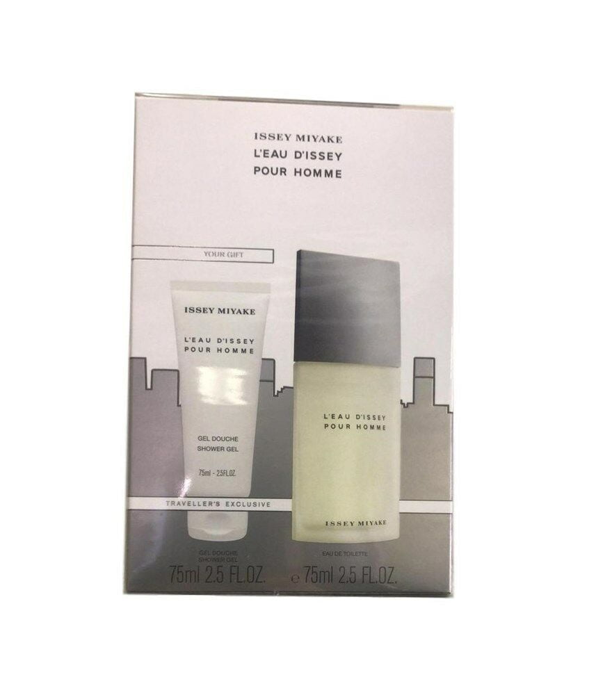 L'Eau D'Issey Men 2 Piece Gift Set by Issey Miyake 4.2 oz Eau De