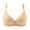 Beige, variant on Darzheoy Wire-Free Bra for Women Embroidered Glossy Comfortable Breathable Bra Underwear No Rims Sexy Bras for Women 42/95BC