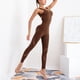 thumbnail image 1 of Traje de yoga de una pieza sexy y hermoso con espalda, traje de fitness de secado rápido y transpirable con nalgas, nalgas de una pieza para mujer, 1 of 6