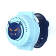 thumbnail image 1 of Ventilador de reloj para niños, ventilador portátil, ventilador azul de dibujos animados, lámpara de proyección sin aspas, 1 of 3