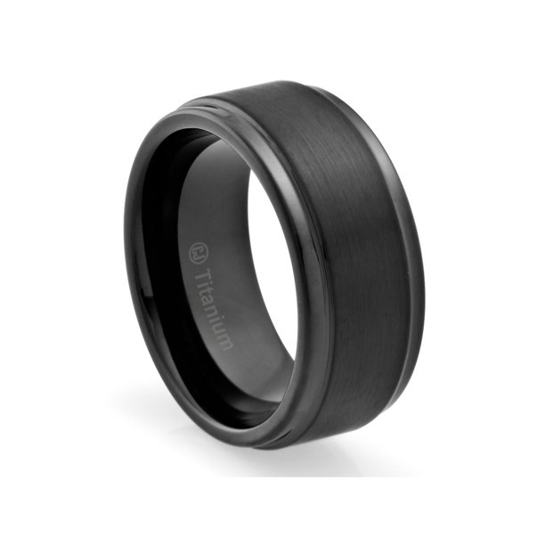 Cavalier Jewelers - Mens Wedding Band in Titanium 10MM ...