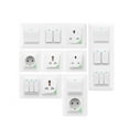 WiFi Smart Light Wall Switch Socket Outlet Push Button Smart Wireless ...