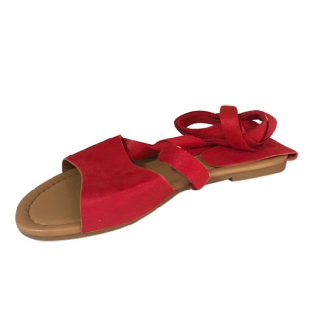Women's Sandals Fashion Rope S Sandals for Women Sandals Women Rubber Strap Flat Large Hollow Women's Summer Sandals Rhinestone Sandals for Women Roman Design Comfortable Stylish Womens