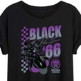 thumbnail image 3 of Marvel Black Panther - Motorcycle Racing - Women's Oversized Graphic T-Shirt, 3 of 5
