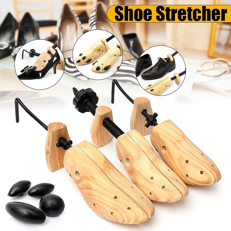 6x Wooden shoes Two-Way Adjustable Shoe 