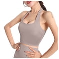 thumbnail image 2 of XFHLMJFF Women's Bras Soft Cozy Casual New Sexy Strapless Back Sports Lingerie Fashion Pleated Sports Lightweight Underwear, 2 of 4