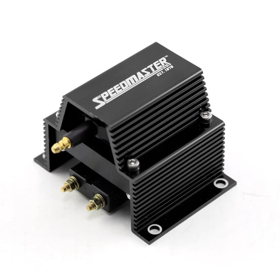 Speedmaster PCE382.1007.04 Universal 12V High Output External Male E-Core Ignition Coil - Black