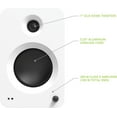 thumbnail image 2 of Kanto REN 200W Powered Speaker System with HDMI ARC Input for TV & Home Theater | USB-C and Bluetooth 5.3 | High/Low Pass Filter | Pair | Matte White, 2 of 5