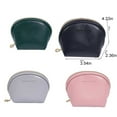 thumbnail image 4 of stanreset Trousse de Maquillage Multifonctionnelle Imperméable en Cuir avec Fermeture Éclair Rouges à Lèvres Sac Cosmétique Organisateur de Voyage Étui de Beauté Noir, 4 of 9