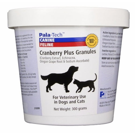 Details about Pala-Tech Cranberry Plus Granules Supplement Urinary Track Dogs & Cats 300 gr