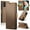 Brown, variant on ETFAST Leather Phone Case Wallet With Card Holder Zipper For Realme 10 Pro Plus High Quality Leather Phone Case