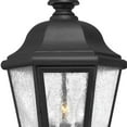 thumbnail image 4 of 3 Light Large Outdoor Hanging Lantern in Traditional Style 10 inches Wide By 19.5 inches High-Oil Rubbed Bronze Finish-Incandescent Lamping Type, 4 of 5