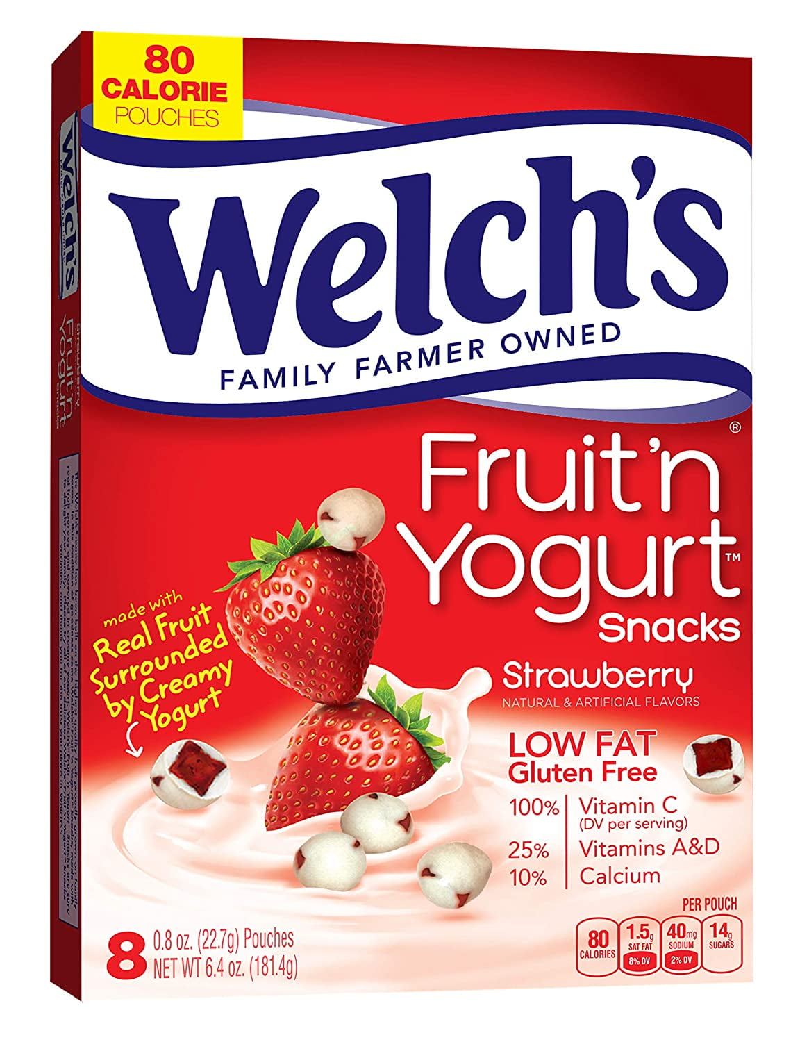 Welch's Fruit 'n Yogurt Snacks, Strawberry, 8 Ct