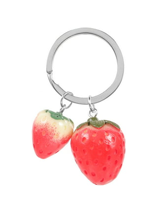 Strawberry Key Chain / Charm – Wrapables