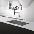 thumbnail image 7 of DAX Stainless Steel Handmade Single Bowl Undermount Kitchen Sink, Brushed Stainless Steel, 7 of 7