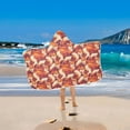 thumbnail image 5 of Toddler Hooded Beach Towel 24x50 Kids Bath Towels Soft Quick Dry for Swim Pool Boys Girls Cartoon Foxes, 5 of 7