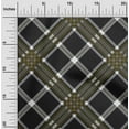 thumbnail image 1 of oneOone Silk Tabby Fabric Tartan Check Print Fabric By Yard 42 Inch Wide, 1 of 4